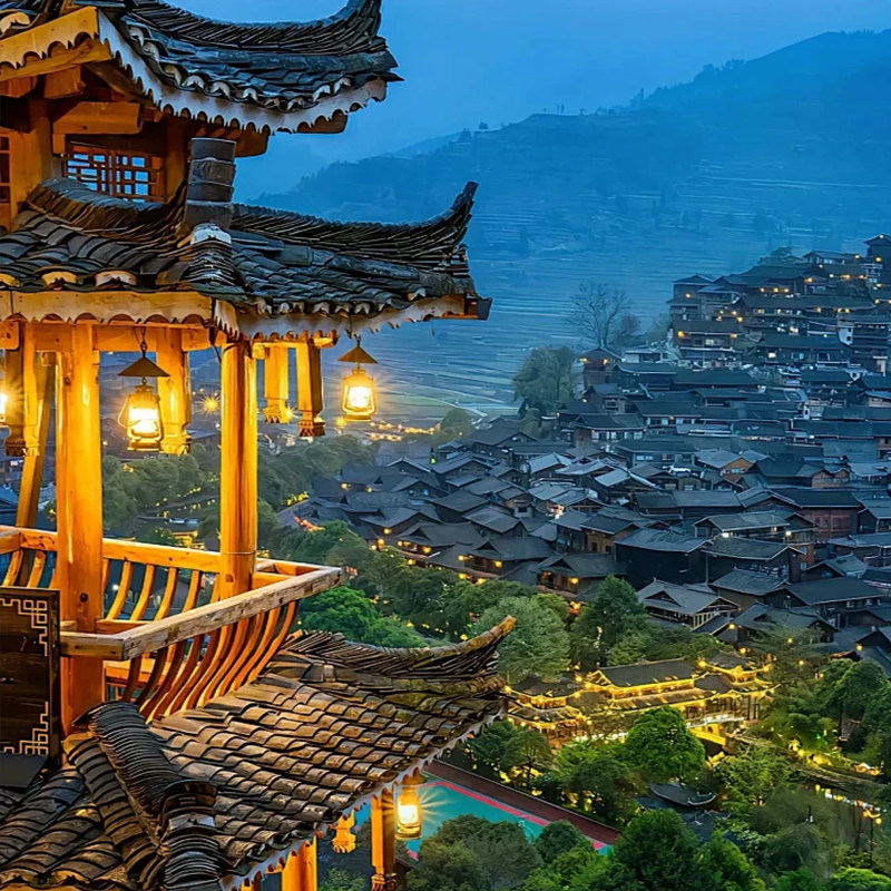 全国出发去到贵州旅游5天4晚纯玩黄果树瀑布小七孔西江千户苗寨