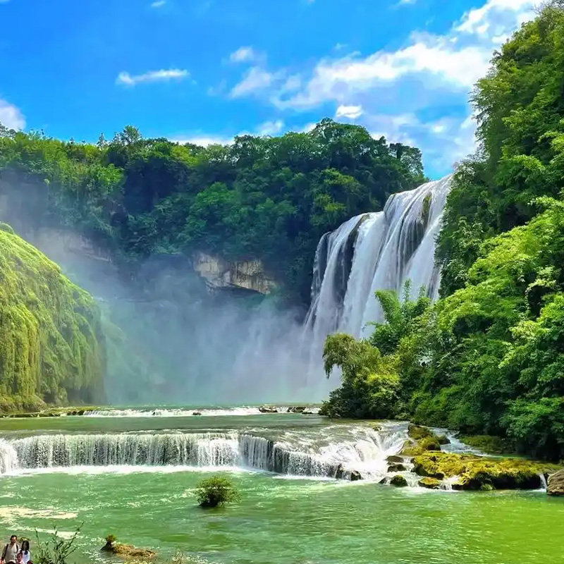 贵州旅游9天8晚黄果树千户苗寨小七孔梵净山镇远万峰林百里杜鹃