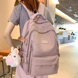 School Bag Junior High School Girls Backpack College Student High School Student Elementary School Student 2025 New Model Large Capacity Travel