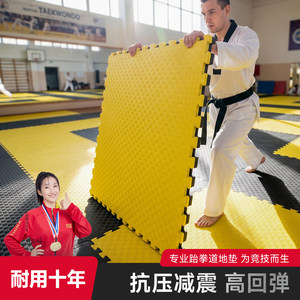 
Professional Taekwondo Floor Mat Gym Waterproof Anti-Slip Splicing Mat High Rebound Thickened Sports Floor Mat D