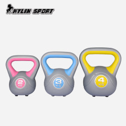 Fitness kettlebell squat squat dumbbell women's thin arm dipped kettlebell competitive men's fitness equipment 2-20 kg