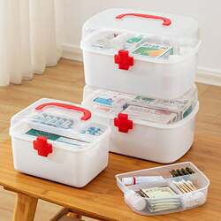 Medical Box for Home Use, Large Capacity Storage Box for Student Dormitories, Small Medicine Storage Box, Household Small Medicine Box