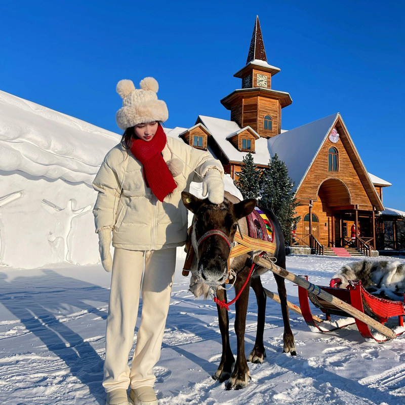 浙江温州丽水台州金华义乌温岭出发去到东北哈尔滨漠河北极村旅游