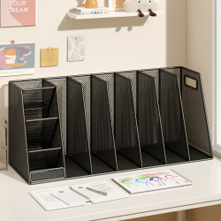 Desk Bookshelf Desk Organizer Dormitory Office Pen Holder Pen Stand Desktop Stationery Book Storage Rack