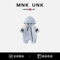 Uk Mnk Unk Baby Clothes Spring and Autumn Stylish Boy Romper Full Moon Hundred-Day Outdoor Jacket