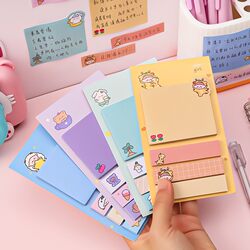 Sticky Paper Index Tabs, Sticky Notes, Stationery Strips, Writable Memo Notes