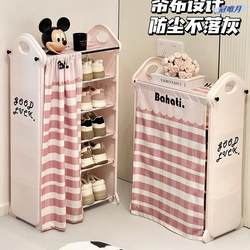 Shoe Rack for Home Use, Dustproof, Simple, Attractive, Multi-Layer, Small, Narrow Shoe Cabinet for Rental Apartments, Entryway Shoe Rack for Storage