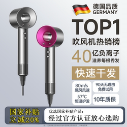 2025 New Model Hair Dryer for Home Use, Negative Ion Hair Care, Silent, Quick-Drying, Powerful, Suitable for Dormitory Use, for Students, Men and Women Only