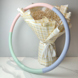 Hula Hoop for Adults, Lightweight, Suitable for Beginners, Soft Sponge, for Older Children, Middle and High School Students, Does Not Hurt the Waist, Macaron Color