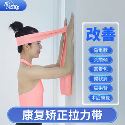 Neck Forward Tilt Correction Belt, Head and Neck Rehabilitation Resistance Band, Women's Yoga Shoulder Opening, Beautiful Back Posture Correction, Cervical Spine Resistance Elastic Band