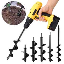 Electric Soil Drilling Machine for Digging Holes, Drilling Soil, and Planting Vegetables in Greenhouses and Flower Pots