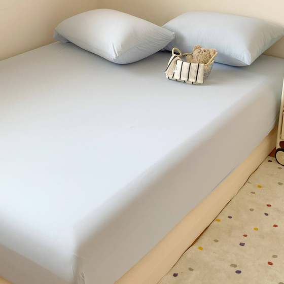 
Sam's same type A mother and baby natural cooling small ice leather sheet set three-piece ice silk bed cover 1.5m machine washable