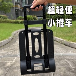 Ultra-Lightweight Foldable Trolley, Portable for Picking up Packages and Grocery Shopping, Sturdy and Durable for Home Use, Supermarket Shopping Trolley