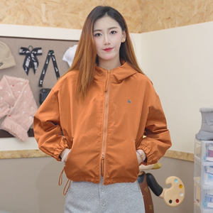 
2025 Autumn New Women's Domestic Jacket Casual Jacket Short Versatile Drawstring Hooded Jacket Top