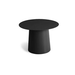 Simple Modern Black Small Round Table Coffee Table Milk Tea Shop Small Table Side Table Corner Table Light Luxury Side Table Outdoor Coffee Table