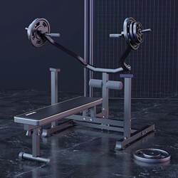 Doniuz Barbell Bench Press Rack Home Weightlifting Bench Professional Multifunctional Integrated Bench Press Machine Protection Rack Bench Press Bench for Men