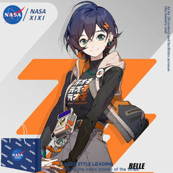 Nasa Collaboration Zero Zone Hoodie for Men, Energetic and Talented Anime Merchandise, Fleece-Lined Autumn and Winter Jacket, Trendy