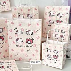 Xiaopa Dog Gift Bag Birthday Gift Paper Bag Hand-Held Upgraded Paper Bag Durable Square Cute Shopping Bag