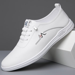 
Free shipping on popular men's shoes for spring and autumn, new versatile lightweight men's casual shoes, one-leg soft-soled non-slip white shoes