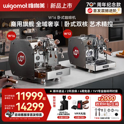 Wigomat W12/W16 Semi-Automatic Coffee Machine for Home and Commercial Use E61 Dual Boiler Rotary Pump Italian Style