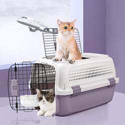 Cat Flight Box, Pet Consignment, Portable Portable Cat Cage, Cat Bag, Dog Car Transport Box Supplies