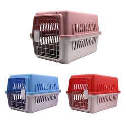Pet Flight Crate for Cats, Detachable Travel Carrier for Dogs and Small Cats, Portable Luggage Supplies