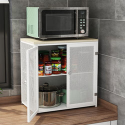 Multifunctional Kitchen Storage Rack, Household Seasoning and Tableware Storage Cabinet, Breathable, Dust-Proof, Insect-Proof, Miscellaneous Storage Rack