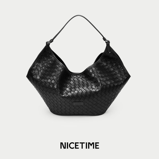 
NICETIME French romantic handmade cowhide bag wise and casual hobo women's genuine leather bag