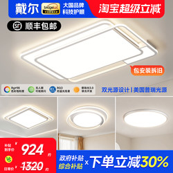 Dell Eye-Protection Ceiling Lamp, Atmospheric Main Light, Modern Minimalist Led Living Room Lamp, Whole House Set, Zhongshan Lighting Combination