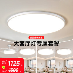 Dell Living Room Lamp, Round Modern Minimalist Eye-Protection Bedroom Lamp, Ceiling Lamp, Ultra-Thin Full-Spectrum Children's Room Lamp