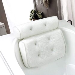 Washable Bathtub Pillow 3D High-Elastic Spa Pillow Non-Slip Bath Backrest Cushion Bath Headrest Massage Pillow Bath Pillow