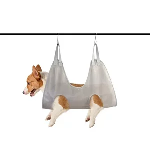
Mesh pet hammock cleaning and grooming clothes Small and medium-sized cats and dogs nail trimming hammock with grooming clothes