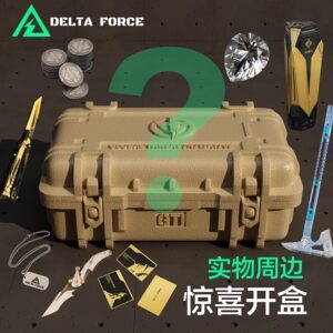 
Delta Operations Peripheral Blind Box Figures Raffle Gift African Heart Operator Box Pity the Tears of the Ocean