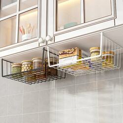 Under-Desk Storage Rack, Dormitory Hanging Basket, Useful Items, Under-Desk Hanging Wardrobe, Layered Partition Board, Desktop Hanging Rack, Magic Organizer