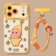Suitable for Apple 17 mobile phone case lanyard iPhone17promax new iphone16 star man 15pro silicone 14plus advanced 13 cartoon 12 cute 17pro set all-inclusive super good-looking