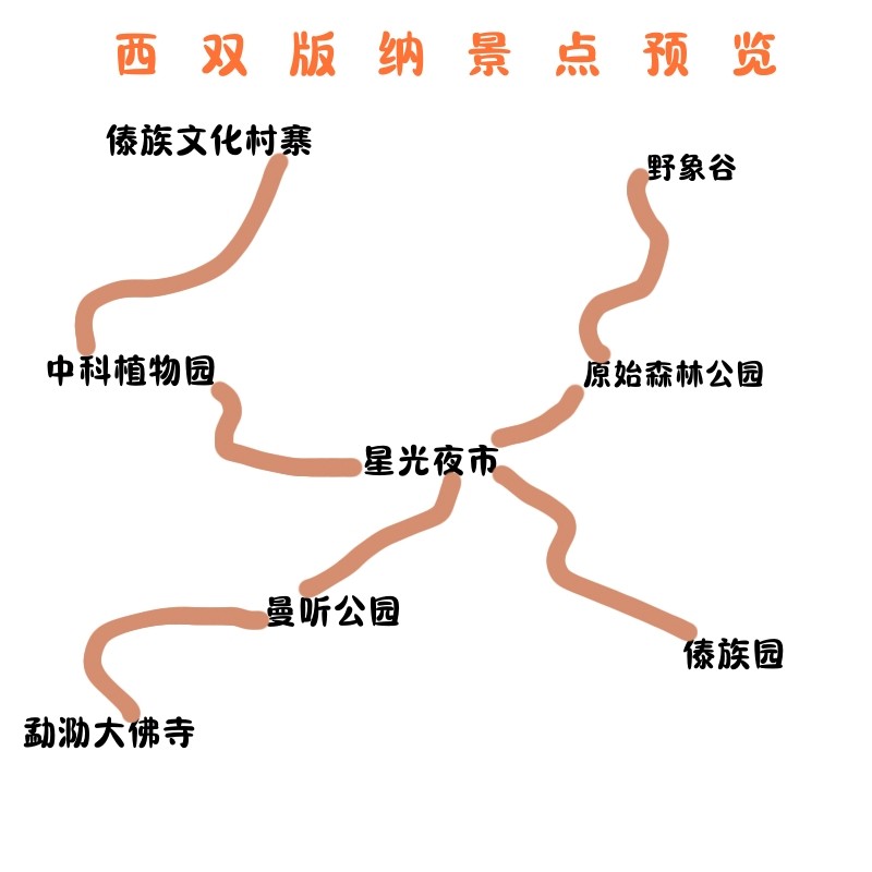 飞猪小团西双版纳5天4晚跟团游星光夜市植物园泼水节云南旅游纯玩