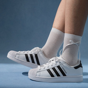 
Adidas Adidas shell toe women's shoes clover children's shell shoes sports casual shoes sneakers JH9976