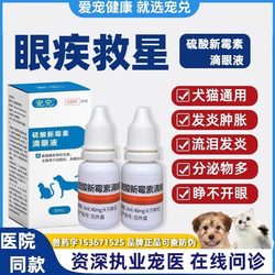 Eye drops for dogs and cats eye inflammation lacrimal conjunctivitis
