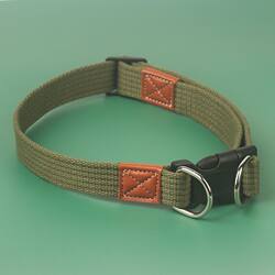 Adjustable Dog Pet Collar Canvas Large, Medium and Small Dog Collar Thickened Collar for Corgi Golden Retriever