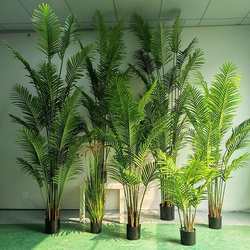 Simulated Santai Tropical Floor-Behind Bonsai Simulated Plant Decoration Nordic Fake Green Plant Pot Plants Living Room Green Plants