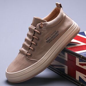 
2024 autumn new men's shoes trendy versatile fashion casual shoes Korean style youth popular high-top canvas shoes