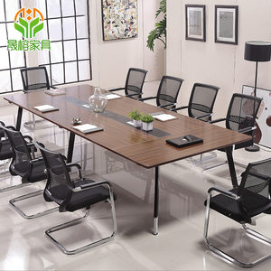 
Office conference table office furniture large and small long table rectangular modern conference room training tables and chairs