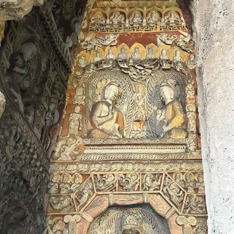 大同纯玩1日游 应县木塔+悬空寺+云冈石窟