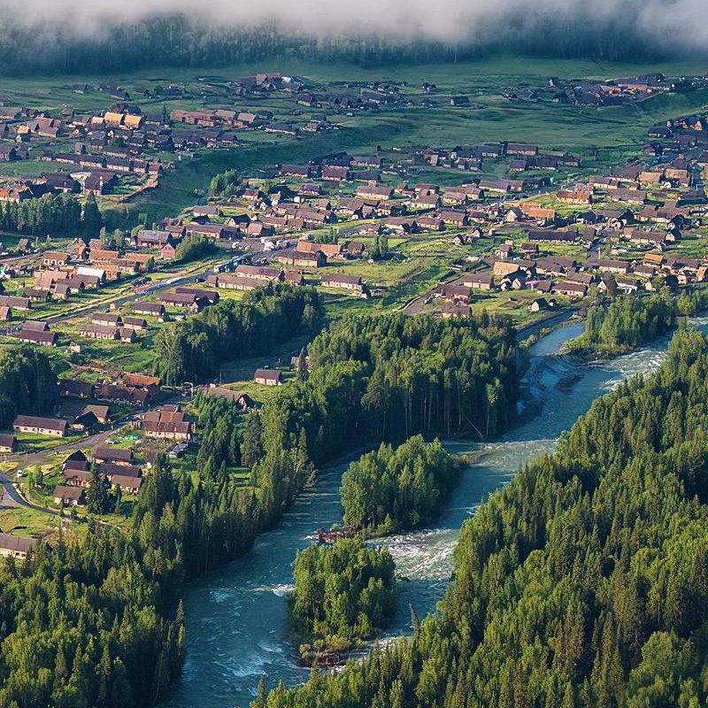 卧游新疆 喀纳斯湖 喀纳斯+禾木+五彩滩4天3晚游 夕发朝至