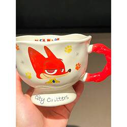 Zootopia 2025 New Style Mug Couple Ceramic Cup Female High-Value Water Cup Christmas Birthday Gift