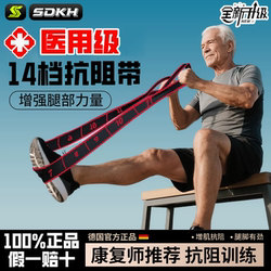 Resistance Band for Muscle Building, Digital Resistance Band, Elastic Band for Middle-Aged and Elderly People, Gluteus Maximus, Hand Pull, Leg Strength, Joint Training Tool