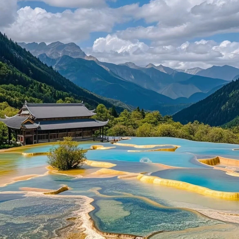 8人纯玩散拼小团&四川九寨沟+都江堰+黄龙3日+连住2晚5钻豪华酒店