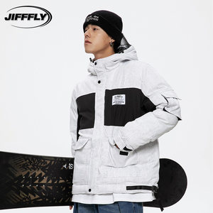 
Jifffly cotton coat men's 2025 autumn and winter new windproof and warm trendy brand fashionable and versatile couple casual jacket