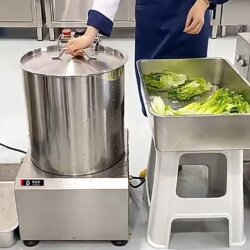 Aobes Vegetable Dehydrator Commercial Stainless Steel Food Salad Vegetable Stuffing Spinner Dehydrator Oil Remover Multifunctional