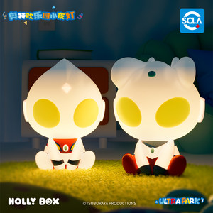 
Ultraman genuine Ultra Happy Paradise patting lamp Tiga night lights figure ornaments for children boys birthday gifts